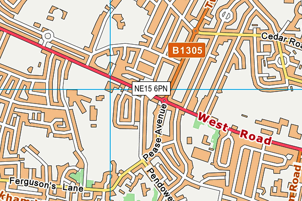 NE15 6PN map - OS VectorMap District (Ordnance Survey) NE15 6PN map - OS VectorMap District (Ordnance Survey)