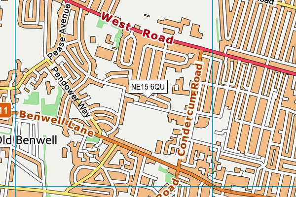 NE15 6QU map - OS VectorMap District (Ordnance Survey) NE15 6QU map - OS VectorMap District (Ordnance Survey)