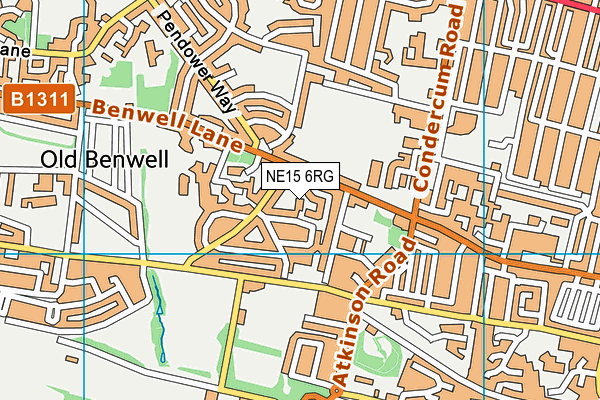NE15 6RG map - OS VectorMap District (Ordnance Survey) NE15 6RG map - OS VectorMap District (Ordnance Survey)