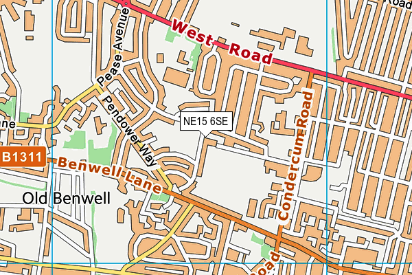 NE15 6SE map - OS VectorMap District (Ordnance Survey) NE15 6SE map - OS VectorMap District (Ordnance Survey)