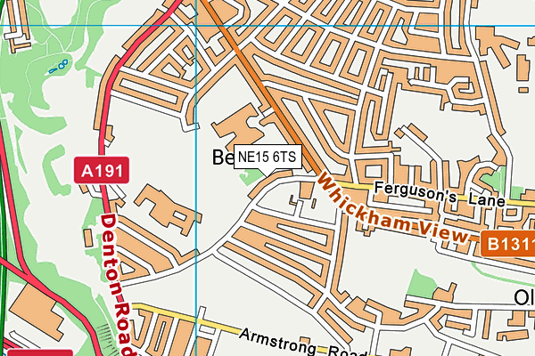 NE15 6TS map - OS VectorMap District (Ordnance Survey) NE15 6TS map - OS VectorMap District (Ordnance Survey)