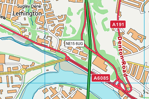 NE15 6UG map - OS VectorMap District (Ordnance Survey) NE15 6UG map - OS VectorMap District (Ordnance Survey)