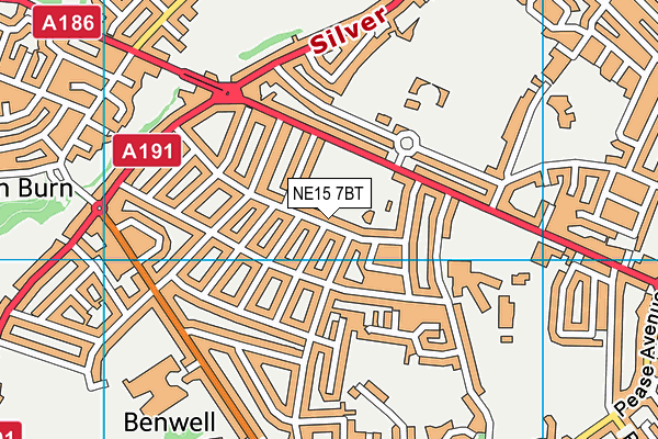 NE15 7BT map - OS VectorMap District (Ordnance Survey) NE15 7BT map - OS VectorMap District (Ordnance Survey)