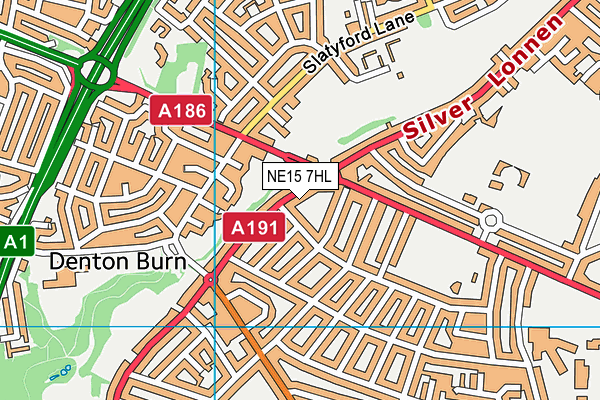 NE15 7HL map - OS VectorMap District (Ordnance Survey) NE15 7HL map - OS VectorMap District (Ordnance Survey)