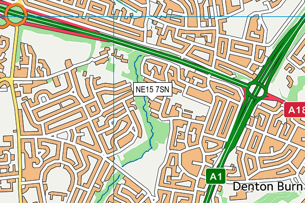NE15 7SN map - OS VectorMap District (Ordnance Survey) NE15 7SN map - OS VectorMap District (Ordnance Survey)
