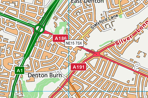 NE15 7SX map - OS VectorMap District (Ordnance Survey) NE15 7SX map - OS VectorMap District (Ordnance Survey)