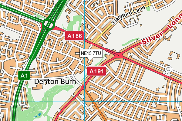 NE15 7TU map - OS VectorMap District (Ordnance Survey) NE15 7TU map - OS VectorMap District (Ordnance Survey)