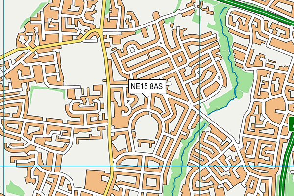 NE15 8AS map - OS VectorMap District (Ordnance Survey) NE15 8AS map - OS VectorMap District (Ordnance Survey)