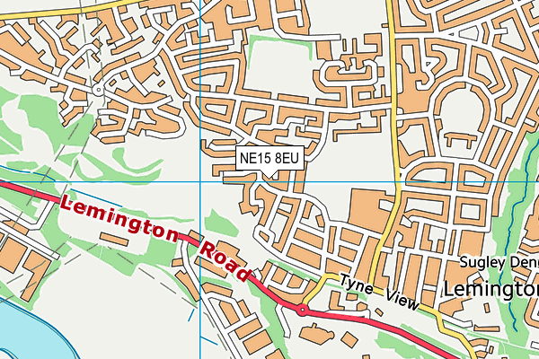 NE15 8EU map - OS VectorMap District (Ordnance Survey) NE15 8EU map - OS VectorMap District (Ordnance Survey)