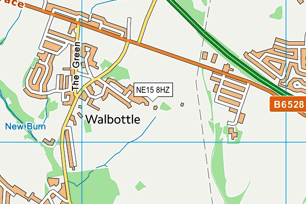 NE15 8HZ map - OS VectorMap District (Ordnance Survey) NE15 8HZ map - OS VectorMap District (Ordnance Survey)