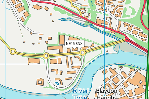 NE15 8NX map - OS VectorMap District (Ordnance Survey) NE15 8NX map - OS VectorMap District (Ordnance Survey)