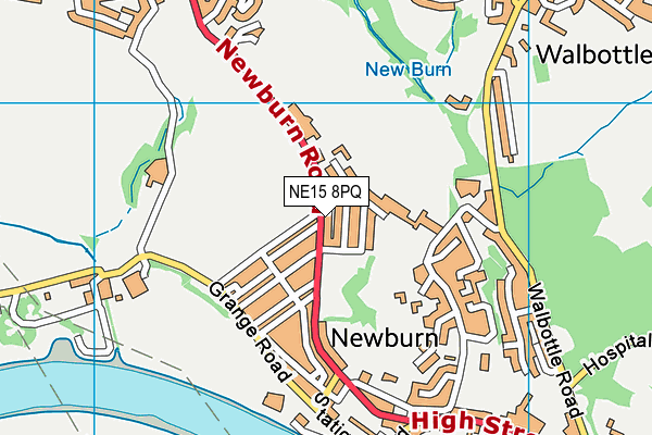 NE15 8PQ map - OS VectorMap District (Ordnance Survey) NE15 8PQ map - OS VectorMap District (Ordnance Survey)