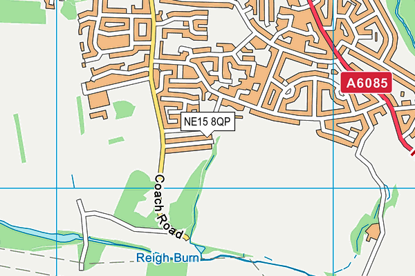 NE15 8QP map - OS VectorMap District (Ordnance Survey) NE15 8QP map - OS VectorMap District (Ordnance Survey)