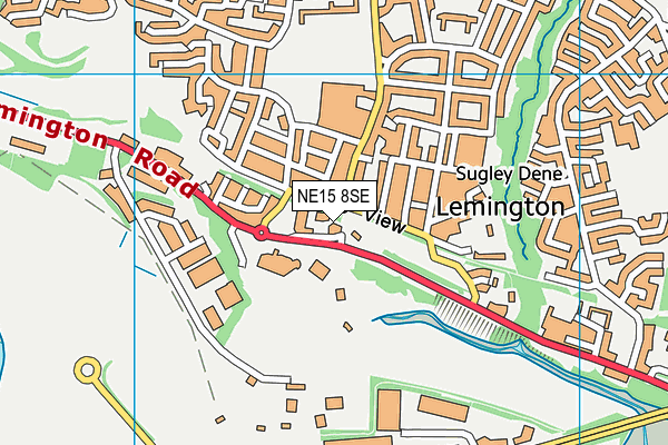 NE15 8SE map - OS VectorMap District (Ordnance Survey) NE15 8SE map - OS VectorMap District (Ordnance Survey)