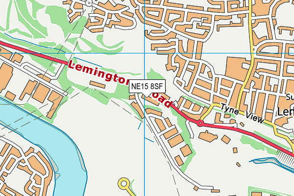 NE15 8SF map - OS VectorMap District (Ordnance Survey) NE15 8SF map - OS VectorMap District (Ordnance Survey)