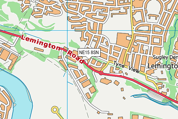 NE15 8SN map - OS VectorMap District (Ordnance Survey) NE15 8SN map - OS VectorMap District (Ordnance Survey)