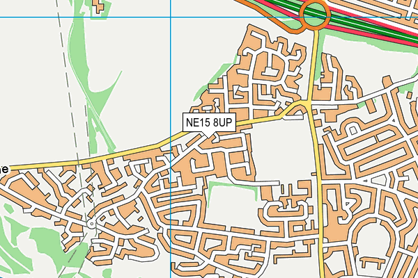 NE15 8UP map - OS VectorMap District (Ordnance Survey) NE15 8UP map - OS VectorMap District (Ordnance Survey)