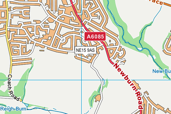 NE15 9AS map - OS VectorMap District (Ordnance Survey) NE15 9AS map - OS VectorMap District (Ordnance Survey)