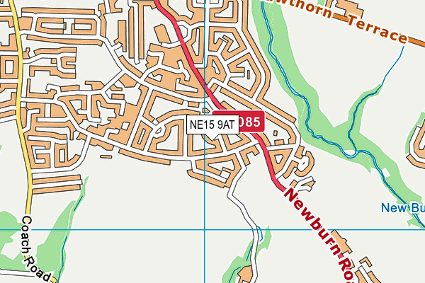 NE15 9AT map - OS VectorMap District (Ordnance Survey) NE15 9AT map - OS VectorMap District (Ordnance Survey)