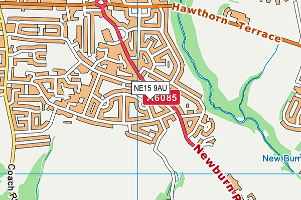 NE15 9AU map - OS VectorMap District (Ordnance Survey) NE15 9AU map - OS VectorMap District (Ordnance Survey)