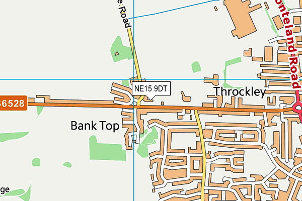 NE15 9DT map - OS VectorMap District (Ordnance Survey) NE15 9DT map - OS VectorMap District (Ordnance Survey)