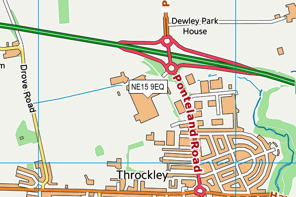 NE15 9EQ map - OS VectorMap District (Ordnance Survey) NE15 9EQ map - OS VectorMap District (Ordnance Survey)