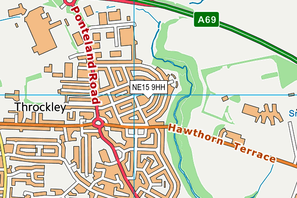 NE15 9HH map - OS VectorMap District (Ordnance Survey) NE15 9HH map - OS VectorMap District (Ordnance Survey)