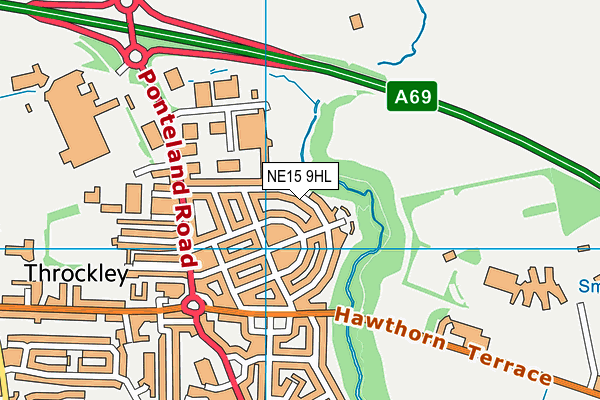 NE15 9HL map - OS VectorMap District (Ordnance Survey) NE15 9HL map - OS VectorMap District (Ordnance Survey)