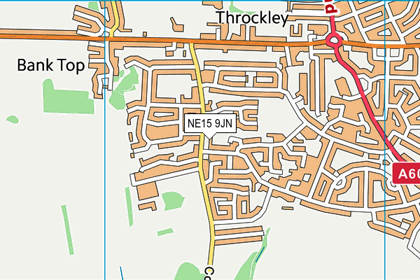NE15 9JN map - OS VectorMap District (Ordnance Survey) NE15 9JN map - OS VectorMap District (Ordnance Survey)
