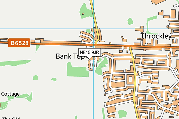 NE15 9JR map - OS VectorMap District (Ordnance Survey) NE15 9JR map - OS VectorMap District (Ordnance Survey)