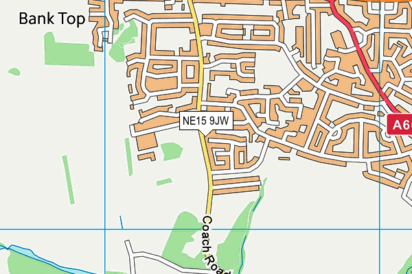 NE15 9JW map - OS VectorMap District (Ordnance Survey) NE15 9JW map - OS VectorMap District (Ordnance Survey)