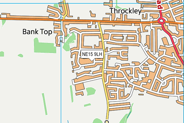NE15 9LH map - OS VectorMap District (Ordnance Survey) NE15 9LH map - OS VectorMap District (Ordnance Survey)