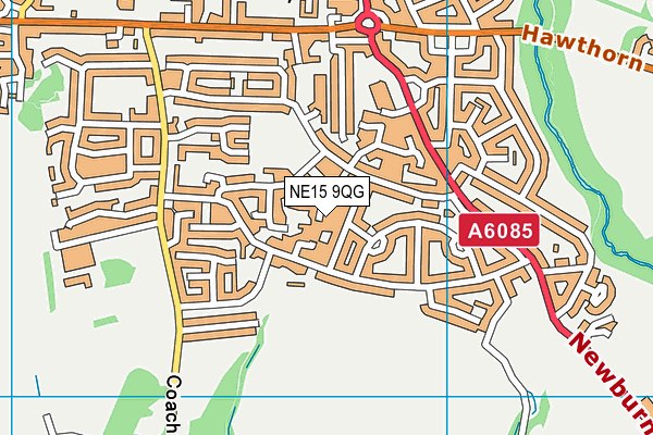 NE15 9QG map - OS VectorMap District (Ordnance Survey) NE15 9QG map - OS VectorMap District (Ordnance Survey)