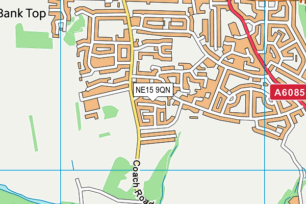 NE15 9QN map - OS VectorMap District (Ordnance Survey) NE15 9QN map - OS VectorMap District (Ordnance Survey)