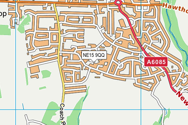 NE15 9QQ map - OS VectorMap District (Ordnance Survey) NE15 9QQ map - OS VectorMap District (Ordnance Survey)