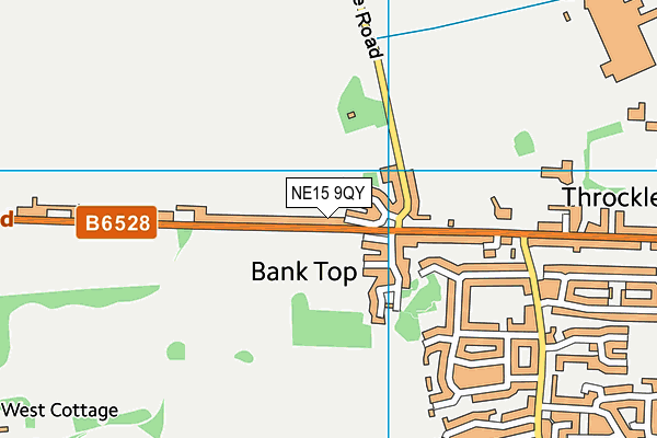 NE15 9QY map - OS VectorMap District (Ordnance Survey) NE15 9QY map - OS VectorMap District (Ordnance Survey)