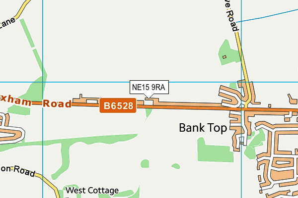 NE15 9RA map - OS VectorMap District (Ordnance Survey) NE15 9RA map - OS VectorMap District (Ordnance Survey)