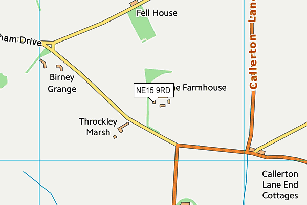 NE15 9RD map - OS VectorMap District (Ordnance Survey) NE15 9RD map - OS VectorMap District (Ordnance Survey)