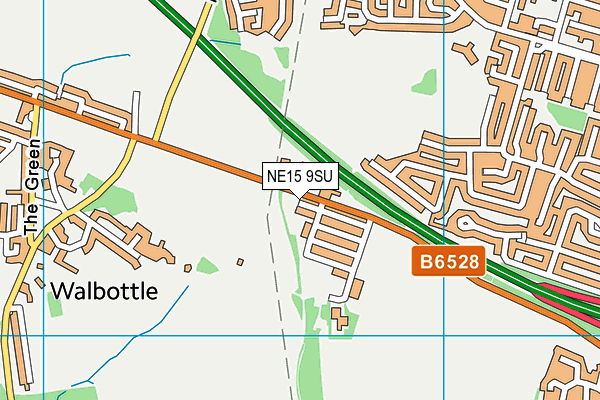 NE15 9SU map - OS VectorMap District (Ordnance Survey) NE15 9SU map - OS VectorMap District (Ordnance Survey)
