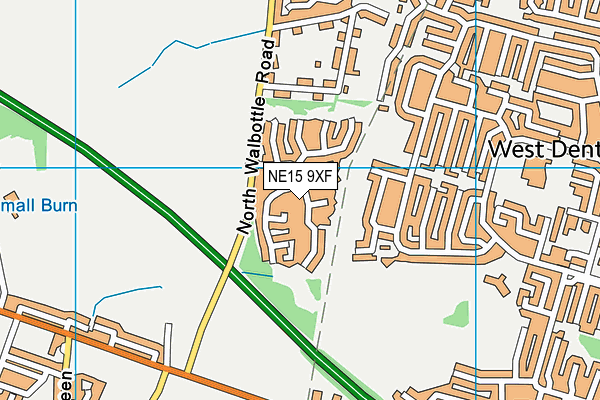 NE15 9XF map - OS VectorMap District (Ordnance Survey) NE15 9XF map - OS VectorMap District (Ordnance Survey)