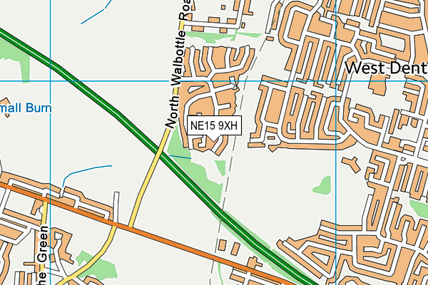 NE15 9XH map - OS VectorMap District (Ordnance Survey) NE15 9XH map - OS VectorMap District (Ordnance Survey)