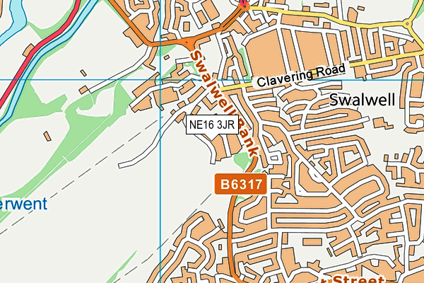 NE16 3JR map - OS VectorMap District (Ordnance Survey) NE16 3JR map - OS VectorMap District (Ordnance Survey)