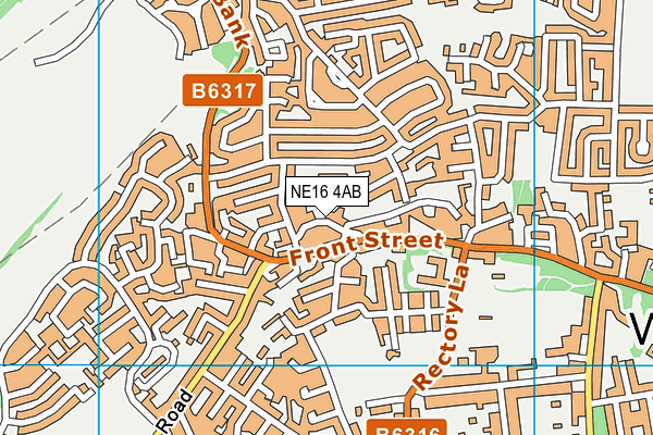 NE16 4AB map - OS VectorMap District (Ordnance Survey) NE16 4AB map - OS VectorMap District (Ordnance Survey)