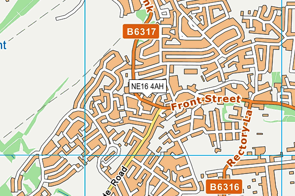 NE16 4AH map - OS VectorMap District (Ordnance Survey) NE16 4AH map - OS VectorMap District (Ordnance Survey)