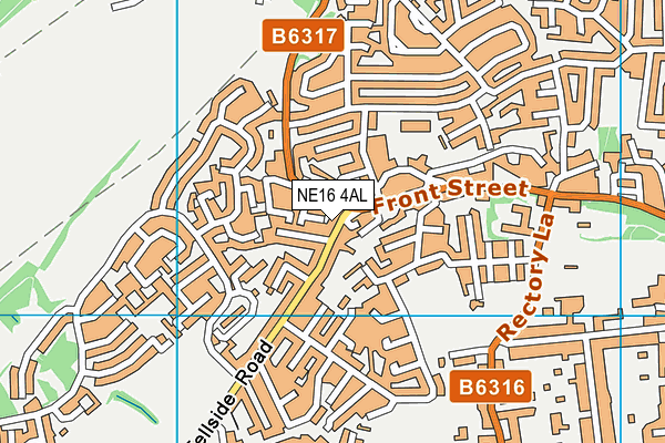 NE16 4AL map - OS VectorMap District (Ordnance Survey) NE16 4AL map - OS VectorMap District (Ordnance Survey)