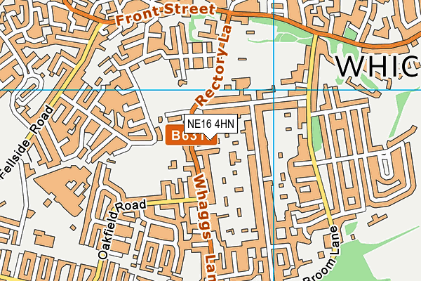 NE16 4HN map - OS VectorMap District (Ordnance Survey) NE16 4HN map - OS VectorMap District (Ordnance Survey)