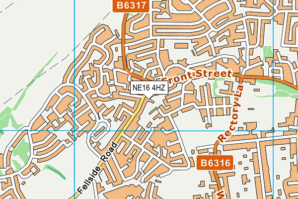 NE16 4HZ map - OS VectorMap District (Ordnance Survey) NE16 4HZ map - OS VectorMap District (Ordnance Survey)