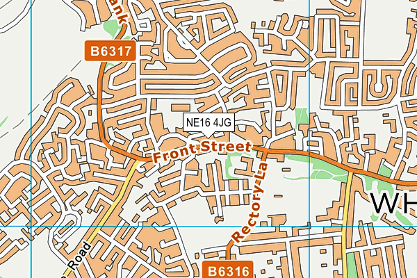 NE16 4JG map - OS VectorMap District (Ordnance Survey) NE16 4JG map - OS VectorMap District (Ordnance Survey)