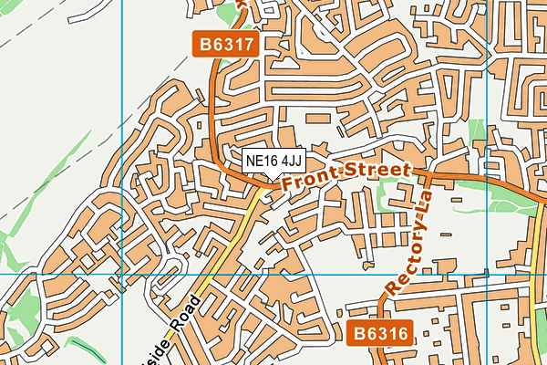 NE16 4JJ map - OS VectorMap District (Ordnance Survey) NE16 4JJ map - OS VectorMap District (Ordnance Survey)
