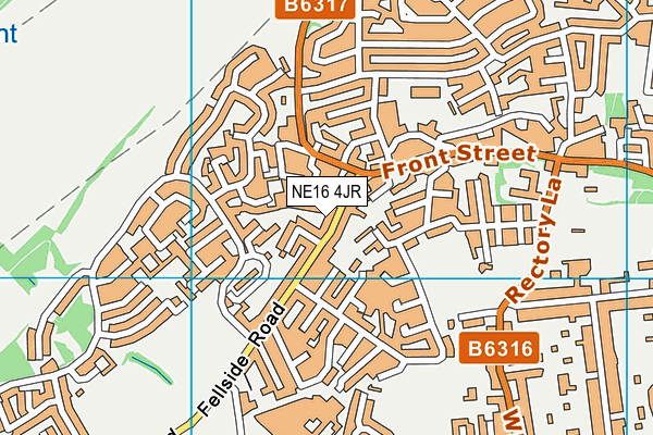 NE16 4JR map - OS VectorMap District (Ordnance Survey) NE16 4JR map - OS VectorMap District (Ordnance Survey)